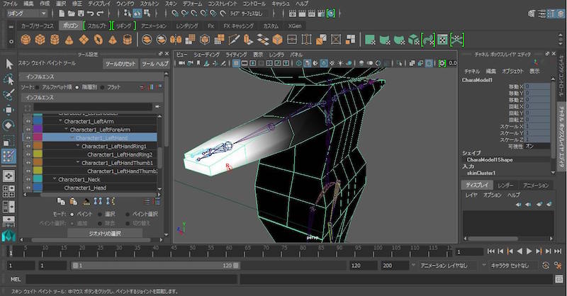 Character texture painting